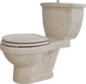 Toilettenschüssel aus natürlichem marmor