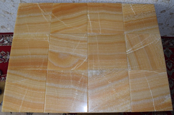 плитка з натурального каменю - медовий онікс