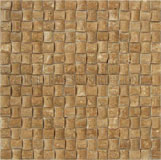 brown travertine arc mosaic