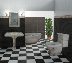 white onyx bathtub home design