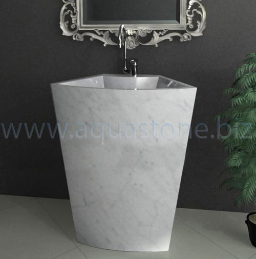 Carrara Pedestal Sink