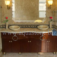 Honey Onyx Sink Solr Bathroom Project