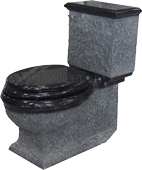 absolute black stone nature bathroom toilet