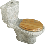 carrara carving stone bathroom toilet