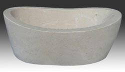 new crema marfil-marble bathtub